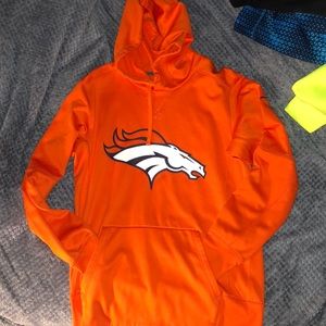 Orange Broncos hoodie